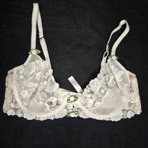 For love and lemons floral lace bra large